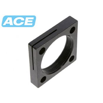 Clamping flange for shock absorbers