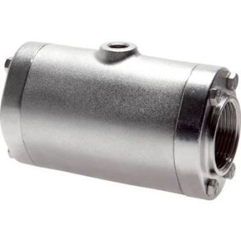Pneumatic pinch valves with female threads (idle position open), PN 6