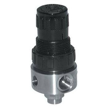 Stainless steel pressure regulators with plastic hood - Solid, 350 l/min*