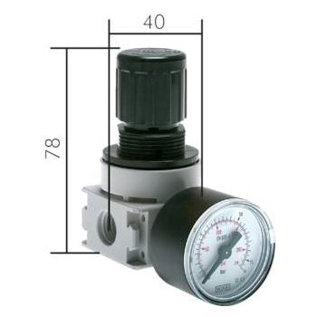 Pressure reducers for water & air - Multifix Series 0, 700 l/min**