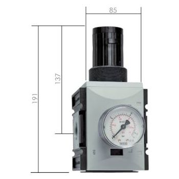 Pressure regulators - Futura model series 4, 14200 l/min