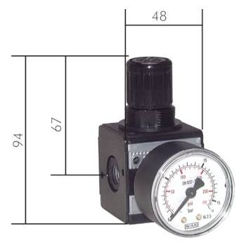 Pressure regulators & precision pressure regulators - Multifix model series 1, 2500 l/min**
