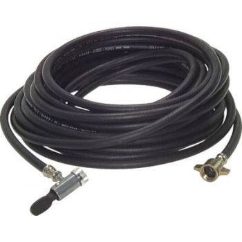 Tyre inflation hoses with wing union nuts M 16 x 1.5 and lever plug, PN 15