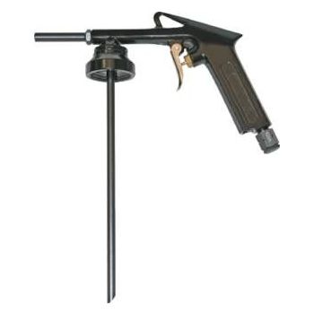 Underfloor protection-body cavity gun with flexible nozzle pipe