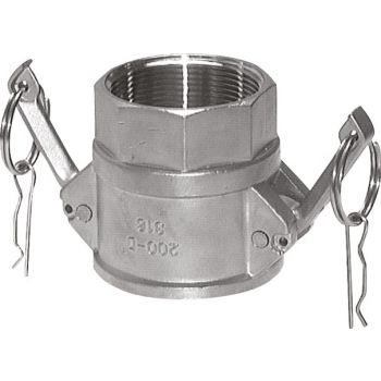 Quick coupling sockets with female thread, type D