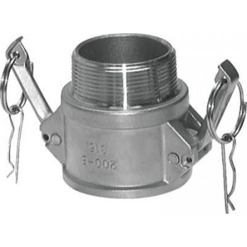 Quick coupling sockets with male thread, type B