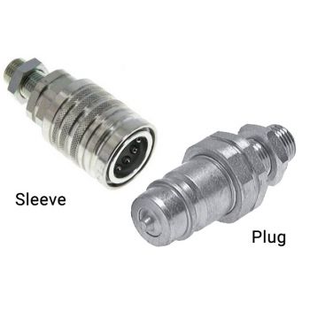 Bulkhead plug couplings with tube connection ISO 8434-1 (DIN 2353), ISO 7241-1A