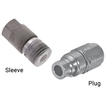 Flat-Face couplings with female thread, ISO 16028