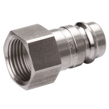 Coupling plugs with female thread, NW 10