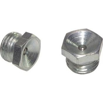 Straight funnel type grease nipple, DIN 3405 A
