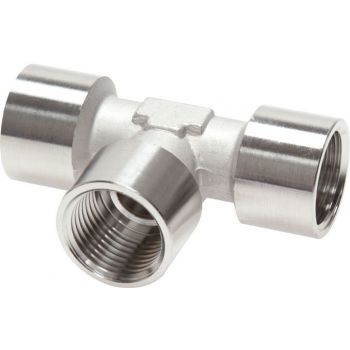 T-pieces with female thread (forged), up to 150 bar