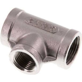 T-pieces with female thread and reducing/enlarging outlet, to 25 bar