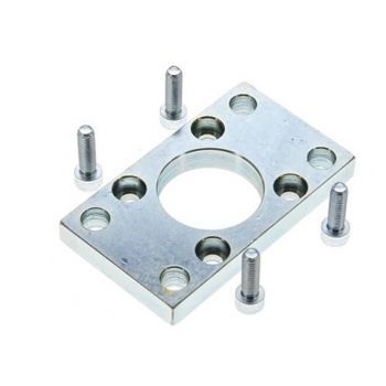 Flange fastening front or back, for pneumatic cylinders ISO 15552