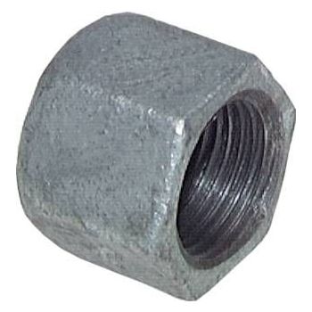 End caps with female thread, up to 25 bar