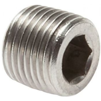Closing plugs with inner hexagon, without collar, up to 40 bar