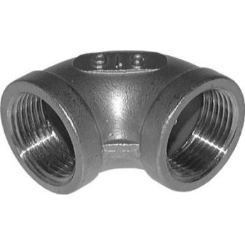 90° elbow with female thread (cast), up to 25 bar