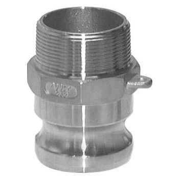 Quick action chuck with male thread , type F