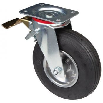 Castors with pneumatic tyres and PU tyres, 60 - 300 kg