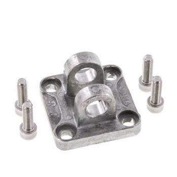 Swivel mountings fork for spherical clip, for pneumatic cylinders ISO 15552
