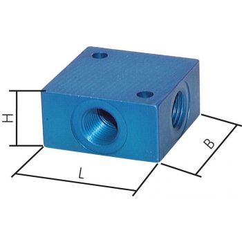 Distributor blocks 3-way / 4-way, PN 16