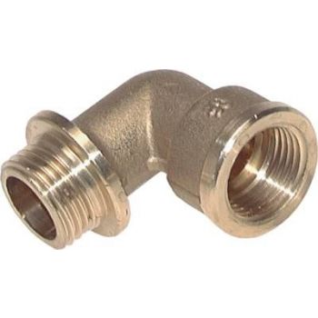 90° screw-in elbow G 3"(Female thread)-G 3"(male thread), Brass