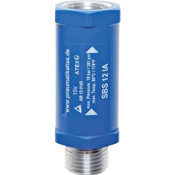 Hose burst protection, (complies with EN ISO 4414: 2010-11)