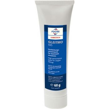 High performance lubricating paste for oxygen fittings