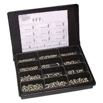 Grease nipple assortments, DIN 71412 / DIN 3404