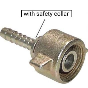 Complete screw connections with safety collar, DIN 8537/20033