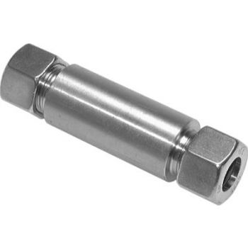 Straight welded bulkhead screw connections