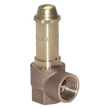 TUV-corner safety valves for liquids, DN 10-25 (1-16 bar)