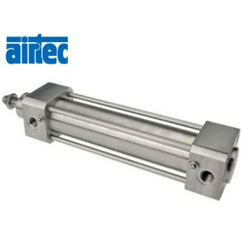 Stainless steel pneumatic cylinder, double acting (Ø 32 - 125), ISO 15552