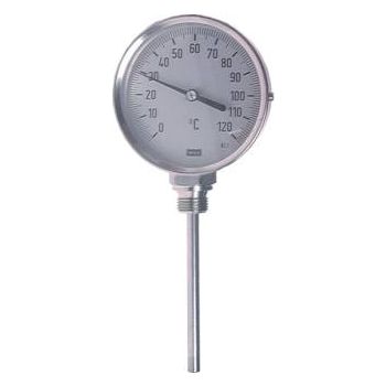 Vertical bimetallic thermometer without thermowell - industrial version, class 1.0