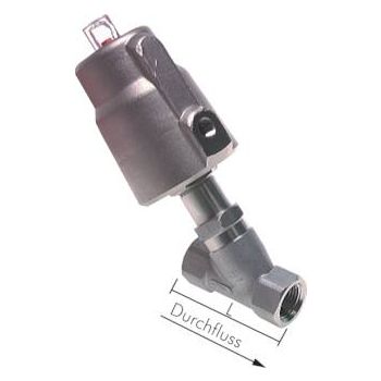 2/2-way valves with pneumatically actuated