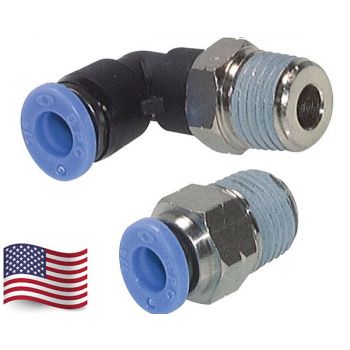 IQS push-in connections for imperial hose Inch