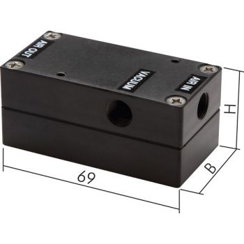 Multi stage ejectors, to 110 l/min, max. 87 % vacuum, VSP