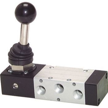 5/2-way hand lever valves G 1/8", Model series XMV 2000